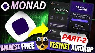 Monad Airdrop | Monad Testnet Airdrop Full Guide Part 2 | Monad Faucet | Biggest Free Airdrop