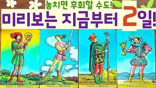 [타로] 미리보는 지금부터 2일! 놓치면 후회하실수도 있어요!!  🪄️‍