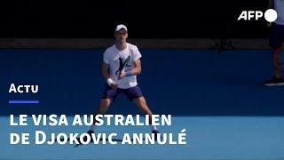 Australie: le visa de Novak Djokovic de nouveau annulé | AFP