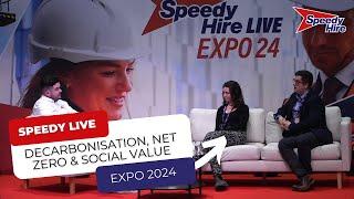 Supporting Customers to Decarbonise and Reach Net Zero | Speedy Live Expo 2024