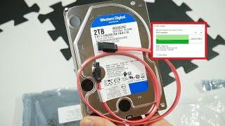 Western Digital 2TB HDD Unboxing & Speed test