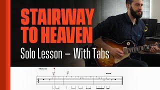 Stairway To Heaven Solo Lesson - With Tabs