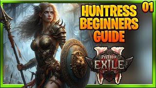  Path of Exile 2 NEW CLASS Huntress : Beginners Guide Campaign and Walkthrough Part 1