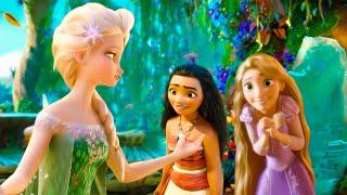 More fun together - Rapunzel, Moana and Elsa (Crossover)