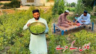 Fresh vegetables are a Gift from Allah | Today we made fresh Bindi in Breakfast