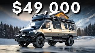 THE CHEAPEST 4X4 CAMPER VANS FOR 2025!