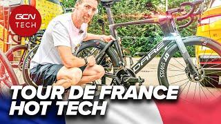 The Hottest Bikes & Tech We Found At the Tour De France 2024!