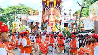 Puneri dhol Tasha  performance at khairatabad ganesh | Khairatabad ganesh 2023 |