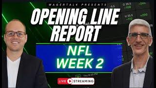 NFL Opening Line Report | 2024 NFL Week 2 Odds, Picks and Predictions | September 9, 2024