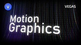 How to create animated Motion Graphic Background with VEGAS Pro 19