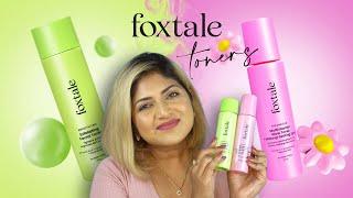 *NEW* Foxtale Smooth Talk Exfoliating Facial Toner & The Dazzler Multivitamin Glow Toner Review