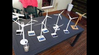 Verschiedene Windrad Solar Modelle, Enercon E-40, E-70, E-66, Vensys, Offshore, Skystream