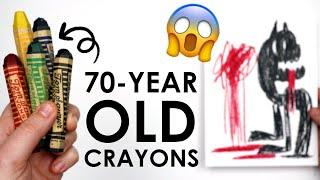 Haunted, Creepy, and... Creative? - 70-YEAR-OLD CRAYONS