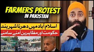 Indian Reaction on 25,000 farmers Protest in Islamabad | PunjabiReel TV