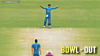 IND vs AUS | BOWL- OUT MATCH | AI commentary ️