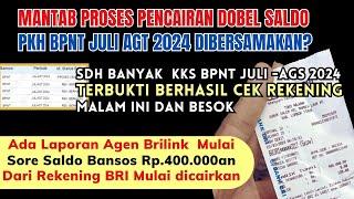 MANTAP PROSES PENCAIRAN BPNT JULI AGT TERBUKTI CEK REKENING BERHASIL Ada saldo Bansos 400Ribuan Cair