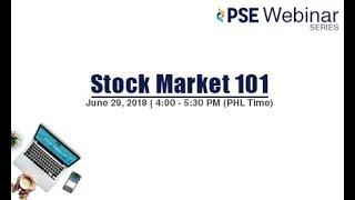 PSE's Free Webinar (Stock Market 101) on June 29, 2018