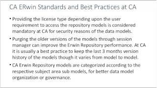 CA on CA How We’re Using Erwin Data Modeler