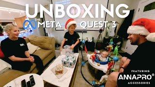 Unboxing & Upgrading the Meta Quest 3 for the Holidays - His Reaction Says It All! 