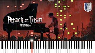 YouSeeBIGGIRL/T:T - Attack on Titan Piano Cover | Apple Seed | Sheet Music