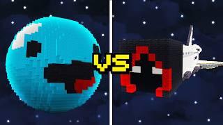 Skeppy vs BadBoyHalo SPACE House Battle! - Minecraft