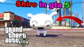 Gta 5 Mods Shiro shinchan pet