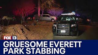 Gruesome details emerge in Everett park stabbing | FOX 13 Seattle