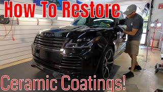 How To Rescue A Ceramic Coating From A Tunnel Wash! Quick And Easy! $225.000 OverFinch Range Rover!