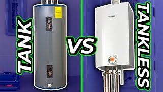 TANK vs TANKLESS WATER HEATER (Pros and Cons)