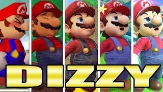 Evolution Of All Characters Dizzy In Super Smash Bros Series (Drunk) (Smash 64 to Smash Ultimate)
