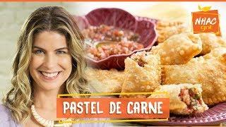 Pastel caseiro recheado com carne moída e ovo de codorna | Rita Lobo | Cozinha Prática