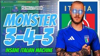 This FM24 3-4-3 Tactic is PERFECT | FM24 Tactics