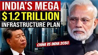 India's Huge $1.2 Trillion Infrastructure Plan to Compete with China Manufacturing | India vs China