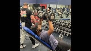 INCLINE DB PRESSES AND PEC FLYES