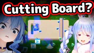 Pekora Notices Suisei's "Cutting Board" Is Bigger Than Normal...【Hololive】