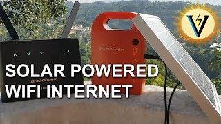 Solar Powered WiFi Internet (Internet Life Hack – Technically Free Energy WiFi Internet)