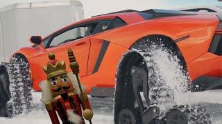 UMA LAMBORGHINI ADAPTADA PARA A NEVE