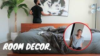 DECORATING HIS ROOM IN THE NEW HOUSE!!