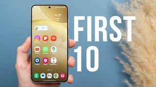 Galaxy S24 - First 10 Things To Do! (Tips & Tricks)