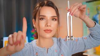 ASMR - A Very Detailed Cranial Nerve Exam - Eye Exam,  in Ear Hearing Test, Sleep Doctor Roleplay