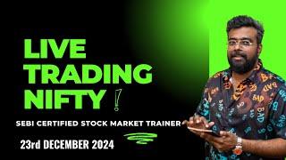 Bank Nifty50 :DEC 23rd  Live Options Trading today#BankNiftyTradingLive|2024 Learn Trading Easy Way.