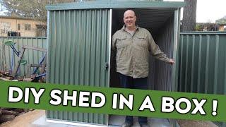 How to INSTALL a Garden Shed . . . from a Box!