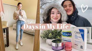 VLOG: Breakfast Date, Nighttime Skincare, & A Chill Snow Day!