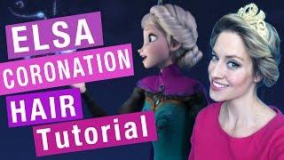 Elsa Coronation Updo - Hair Tutorial from FROZEN | Rotoscopers