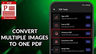 How To Make PDF Of Photos In Mobile