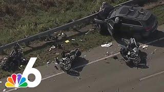 2 Palm Beach motorcycle deputies killed, a third hospitalized after crash