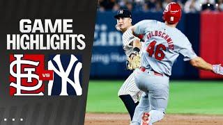 Cardinals vs. Yankees Game Highlights (8/30/24) | MLB Highlights