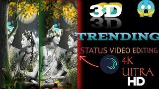 3D Trending Behind Object Status Video Editing || Alight Motion 4k Full Screen Moving Editing