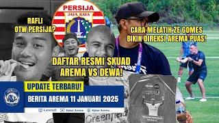 RAFLI OTW PERSIJA? Direksi Arema Puas Dengan Cara Melatih Ze Gomes! Wiliam Marcilio Absen