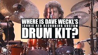 Where Is Dave Weckl's Iconic Red Recording Custom Drum Kit?